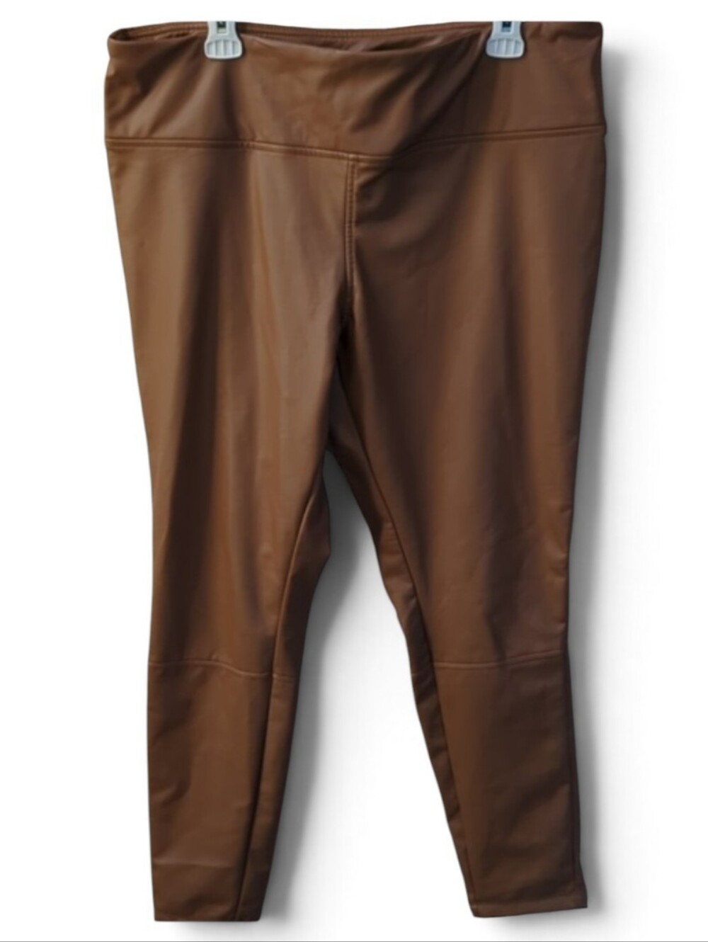 A New Day,Brown faux leather pants. Size XXL